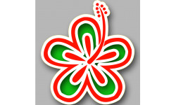 Repère fleur 22 - 10cm - Sticker/autocollant