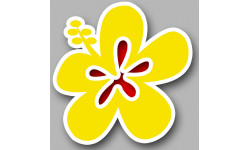Repère fleur 18 - 10cm - Sticker/autocollant