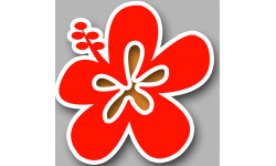 Repère fleur 17 - 10cm - Sticker/autocollant