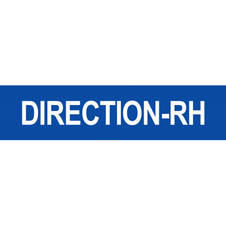 DIRECTION RH bleu - 29x7cm - Sticker/autocollant DIRECTION RH bleu - 29x7cm - Sticker/autocollant
