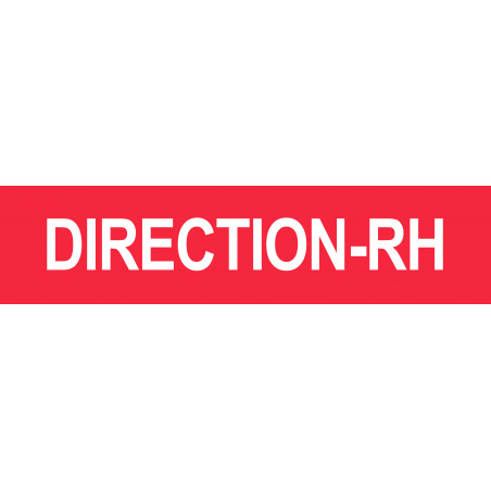 DIRECTION RH rouge - 15x3,5cm - Sticker/autocollant