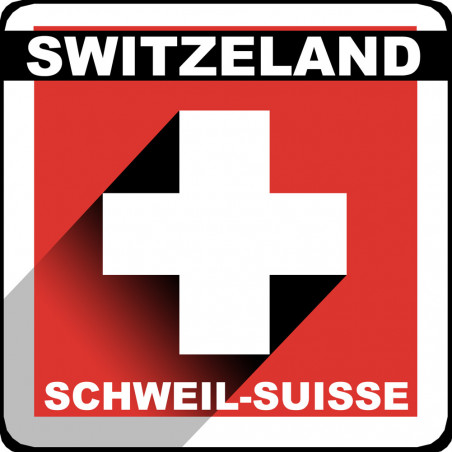 Switzeland - 5cm - Sticker/autocollant