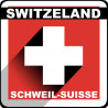 Switzeland - 5cm - Sticker/autocollant