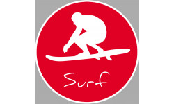 Surf - 5cm - Sticker/autocollant