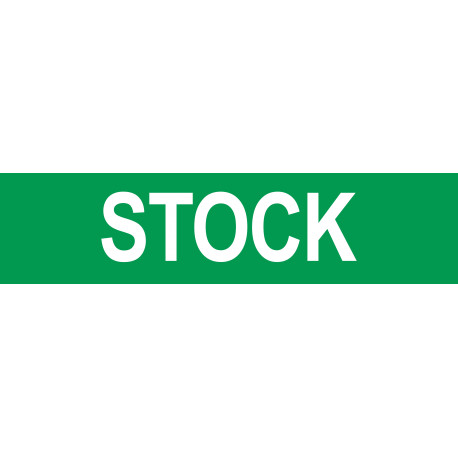 local STOCK vert - 29x7cm - Sticker/autocollant local STOCK vert - 29x7cm - Sticker/autocollant