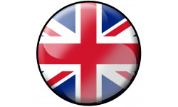 drapeau drapeau Grande Bretagne rond - 20cm - Sticker/autocollant