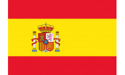 drapeau Spain - 10x6,8cm - Sticker/autocollant