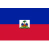 Drapeau Haïti - 19.5x13cm - Sticker/autocollant