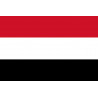 Drapeau Yémen - 5 x 3.3 cm - Sticker/autocollant