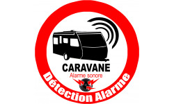 Alarme pour Caravane (15x15cm)  - Sticker/autocollant