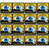 camping-caristes vigilants - 16 stickers 5cm - Sticker/autocollant