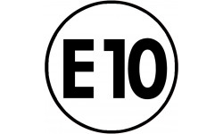 E10 - 15x15cm - Sticker/autocollant