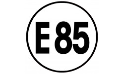 E85 - 10x10cm - Sticker/autocollant