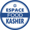 Kasher food - 20x20cm - Sticker/autocollant