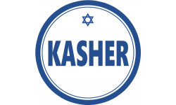Kasher - 15x15cm - Sticker/autocollant