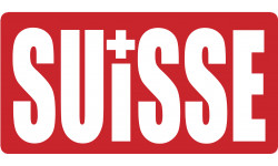 croix Suisse - 15x7.7cm - Sticker/autocollant