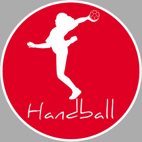 Handball - 15cm - Sticker/autocollant Handball - 15cm - Sticker/autocollant
