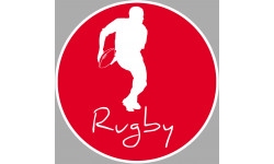 rugby - 15cm - Sticker/autocollant