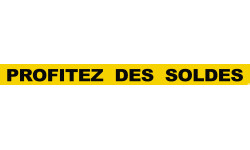 PROFITEZ DES SOLDES (120x10cm) - Sticker/autocollant