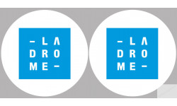 Département 26 la Drôme (2 fois 10cm) - Sticker/autocollant