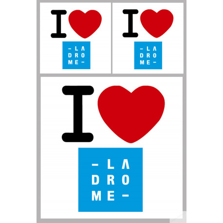 Département 26 la Drôme (1fois 10cm / 2 fois 5cm) - Sticker/autocoll