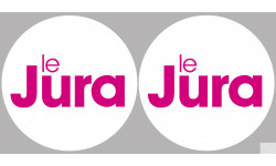 Département 39 le Jura (2 fois 10cm) - Sticker/autocollant