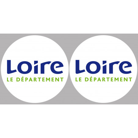 la Loire (2fois 10cm) - Sticker/autocollant