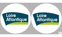 Département 44 la Loire Atlantique (2 fois 10cm) - Sticker/autocollan