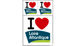 Département 44 la Loire Atlantique (1fois 10cm / 2 fois 5cm) - Sticke