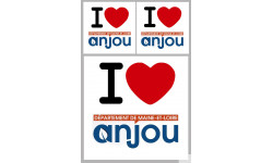 Département 49 l'Anjou (1fois 10cm / 2 fois 5cm) - Sticker/autocollan