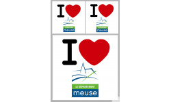 Département 55 la Meuse (1fois 10cm / 2 fois 5cm) - Sticker/autocolla