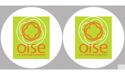 Département 60 l'Oise (2 fois 10cm) - Sticker/autocollant