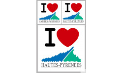 Département 65 les Hautes-Pyrénées (1fois 10cm / 2 fois 5cm) - Stic
