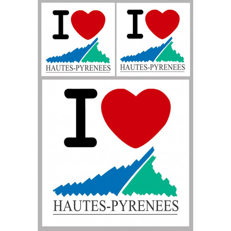 Département 65 les Hautes-Pyrénées (1fois 10cm / 2 fois 5cm) - Stic