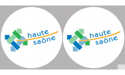 Département 70 la Haute Saône (2 fois 10cm) - Sticker/autocollant