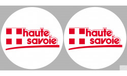 Département 74 la Haute Savoie (2 fois 10cm) - Sticker/autocollant