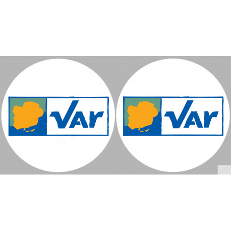 le Var (2fois 10cm) - Sticker/autocollant