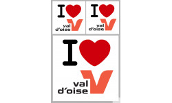 Département 95 le Val d'Oise (1fois 10cm 2fois 5cm) - Sticker/autocol