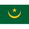 Drapeau Mauritanie (15x10cm) - Sticker/autocollant