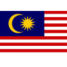 Drapeau Malaisie (19.5x13cm) - Sticker/autocollant