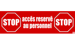 accès réserve (30x9cm) - Sticker/autocollant