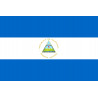 Drapeau Nicaragua (5x3.3cm) - Sticker/autocollant