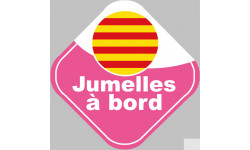 jumelles catalanes - 10cm - Sticker/autocollant