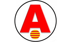 A catalan - 15cm - Sticker/autocollant