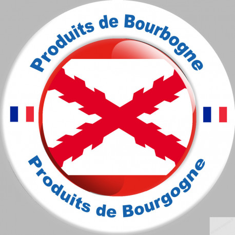 Produit bourguignon - 15cm - Sticker/autocollant
