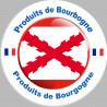 Produit bourguignon - 15cm - Sticker/autocollant