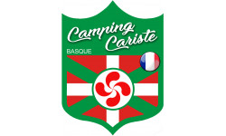Camping cariste Basque (20x15cm) - Sticker/autocollant