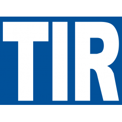 TIR pour transport (29x21cm) - Sticker/autocollant