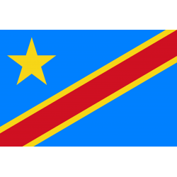 Drapeau République démocratique du Congo (15x10cm) - Sticker/autocol
