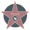 THE STAR (5x5cm) - Sticker/autocollant